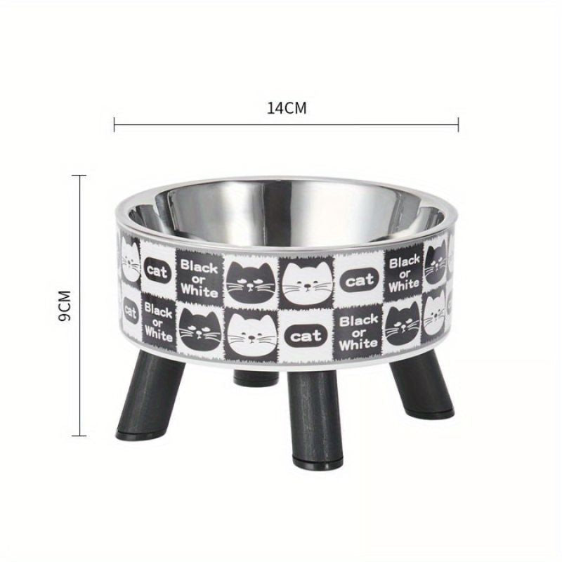 Elevated Cat Feeding Bowl with Stand